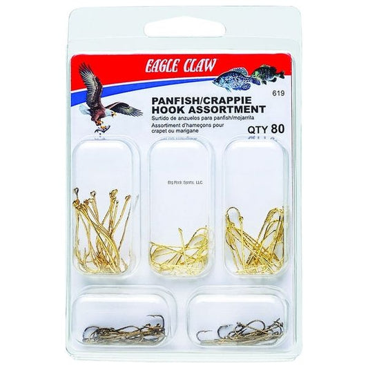 Eagle Claw Panfish/Crappie Hook Assortment, Size 2