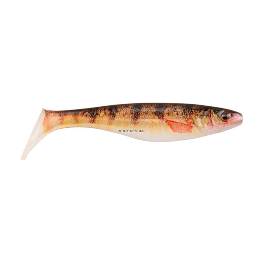 Berkley PowerBait Champ Swimmer, Large Paddletail, 4.6" 5 ct. Yellow Perch