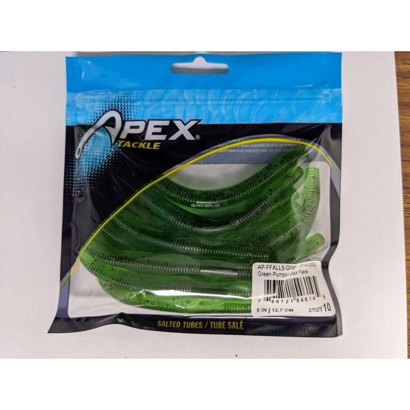 Apex Free Faller Worm 5" (10 Pack)