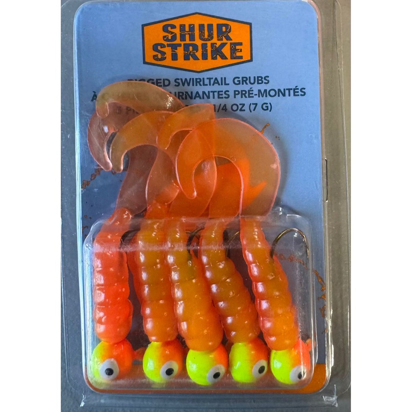 SHUR STRIKE RIGGED SWIRLTAIL GRUB