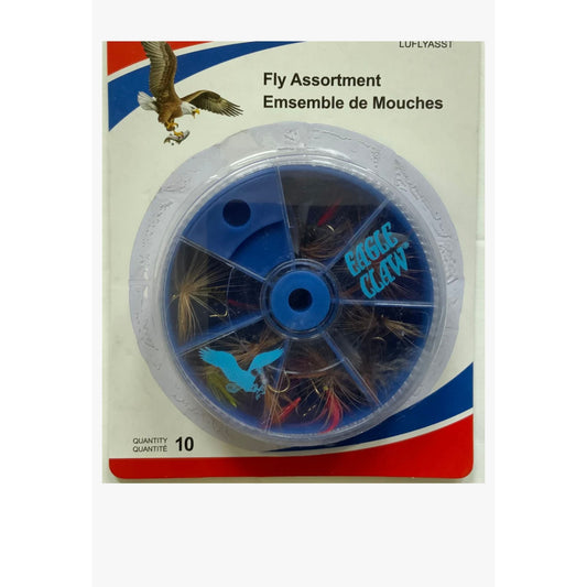 Eagle Claw Fly Assortment 10 pack