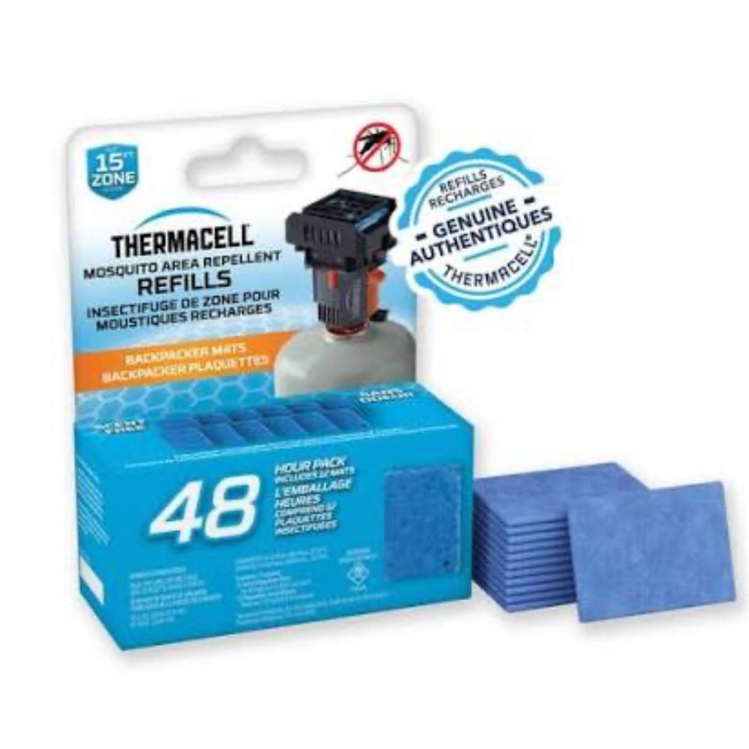 THERMACELL Backpacker Mat Only Refill - 48 Hours