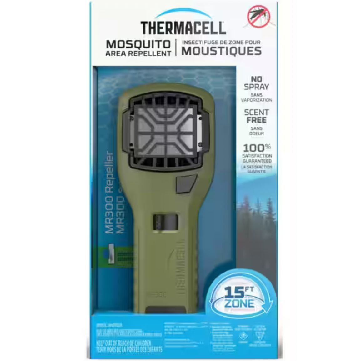 THERMACELL MR 300G Portable Mosquito Repeller - Olive