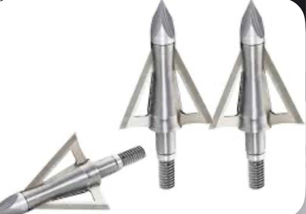 Excalibur Boltcutter Broadhead – 150gr Stainless 3-Blade 1-1/16" Cut – 3 Pack