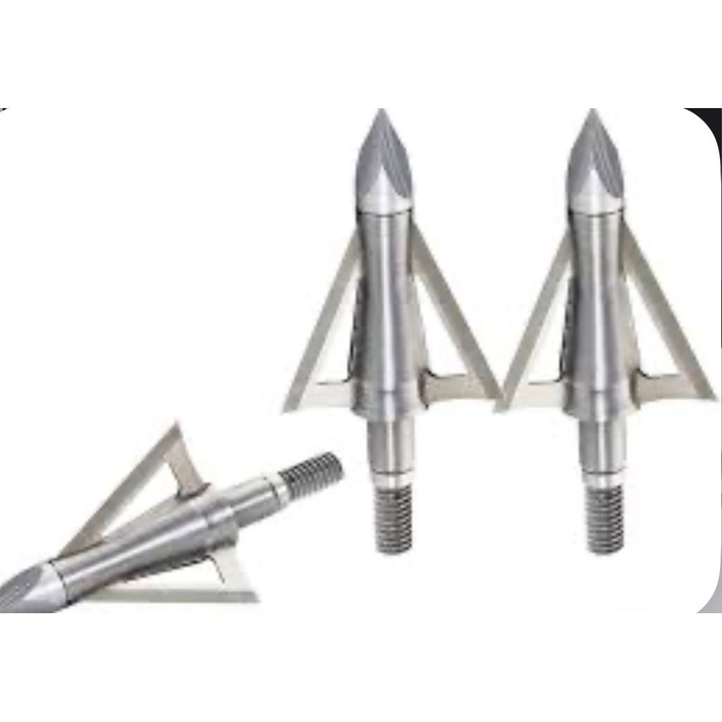 Excalibur Boltcutter Broadhead – 150gr Stainless 3-Blade 1-1/16" Cut – 3 Pack