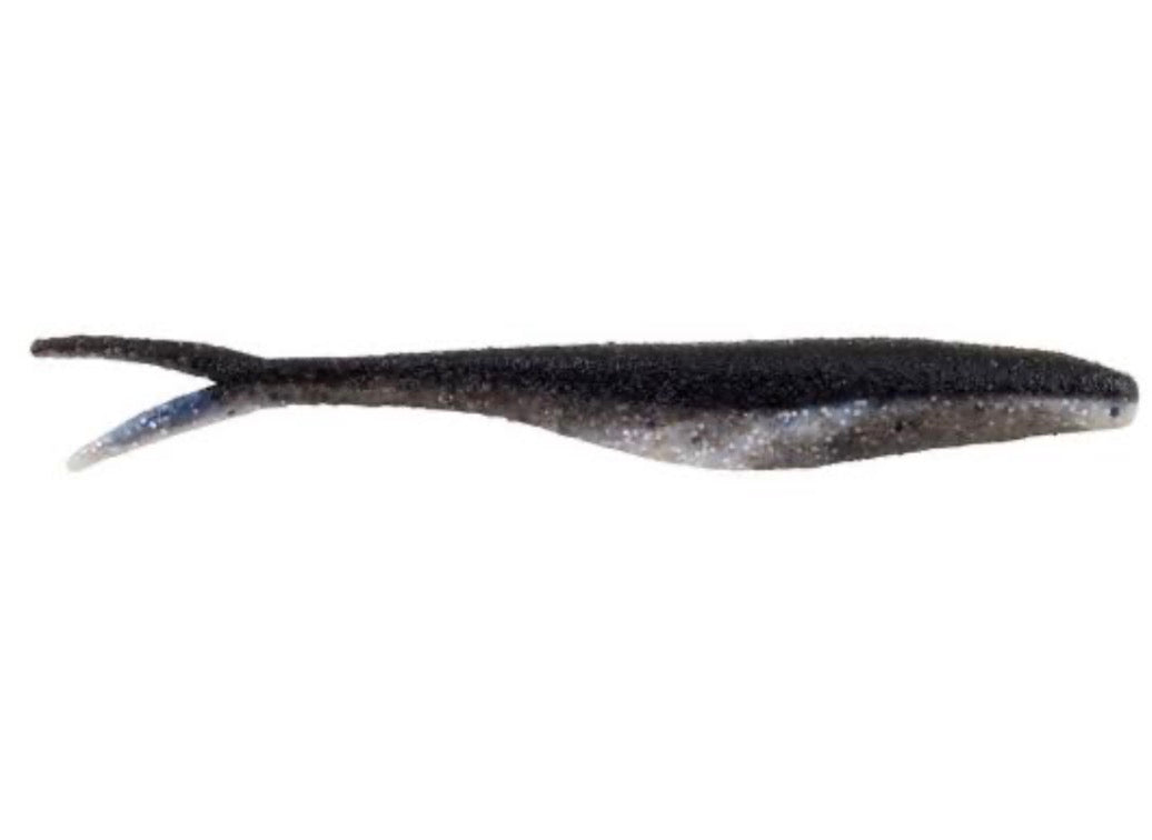 Berkley PowerBait MaxScent 5" Flatnose Jerk Shad – Black Shiner
