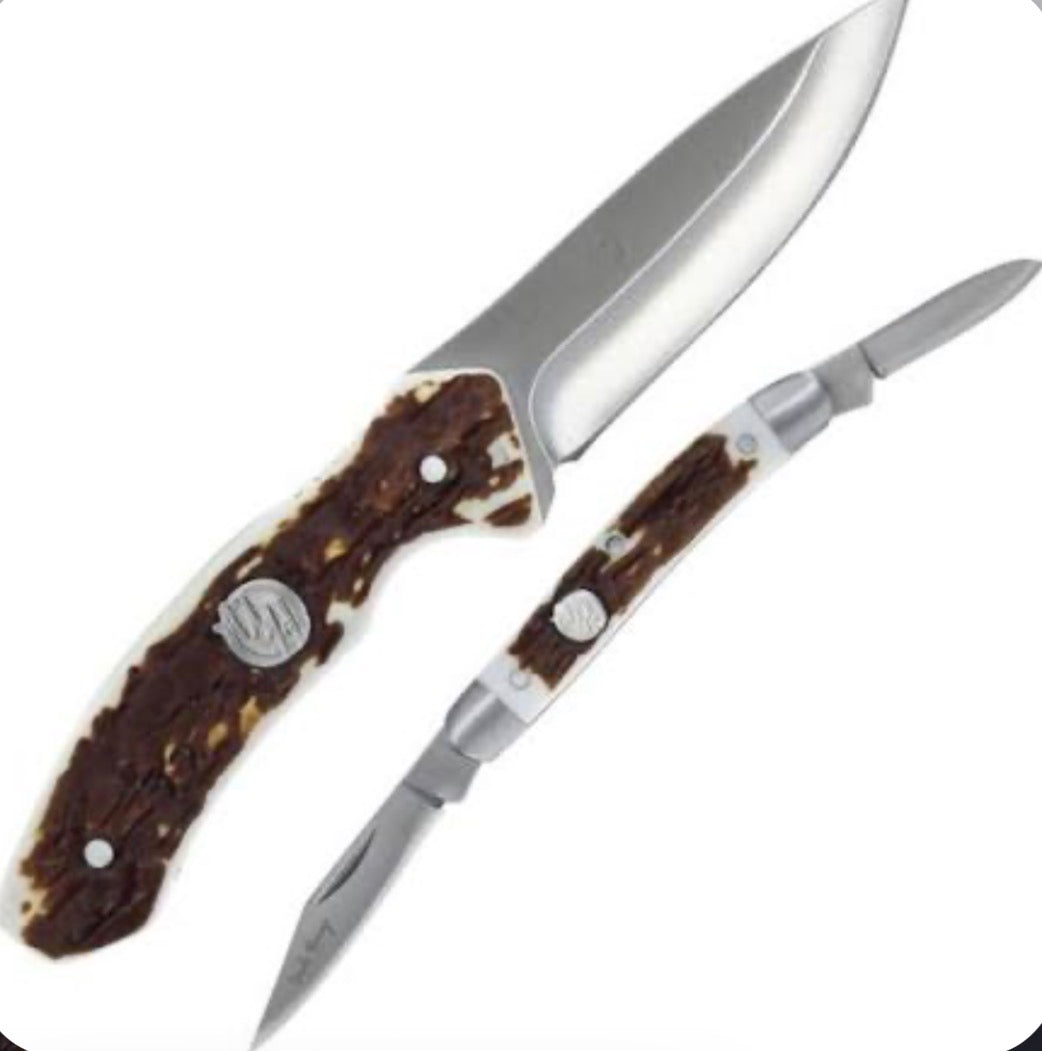 Uncle Henry Fixed/Folder Combo Knife Set