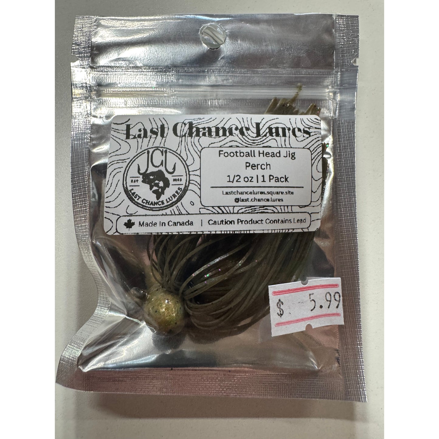 Last Chance Lures Football Jig 1/2oz