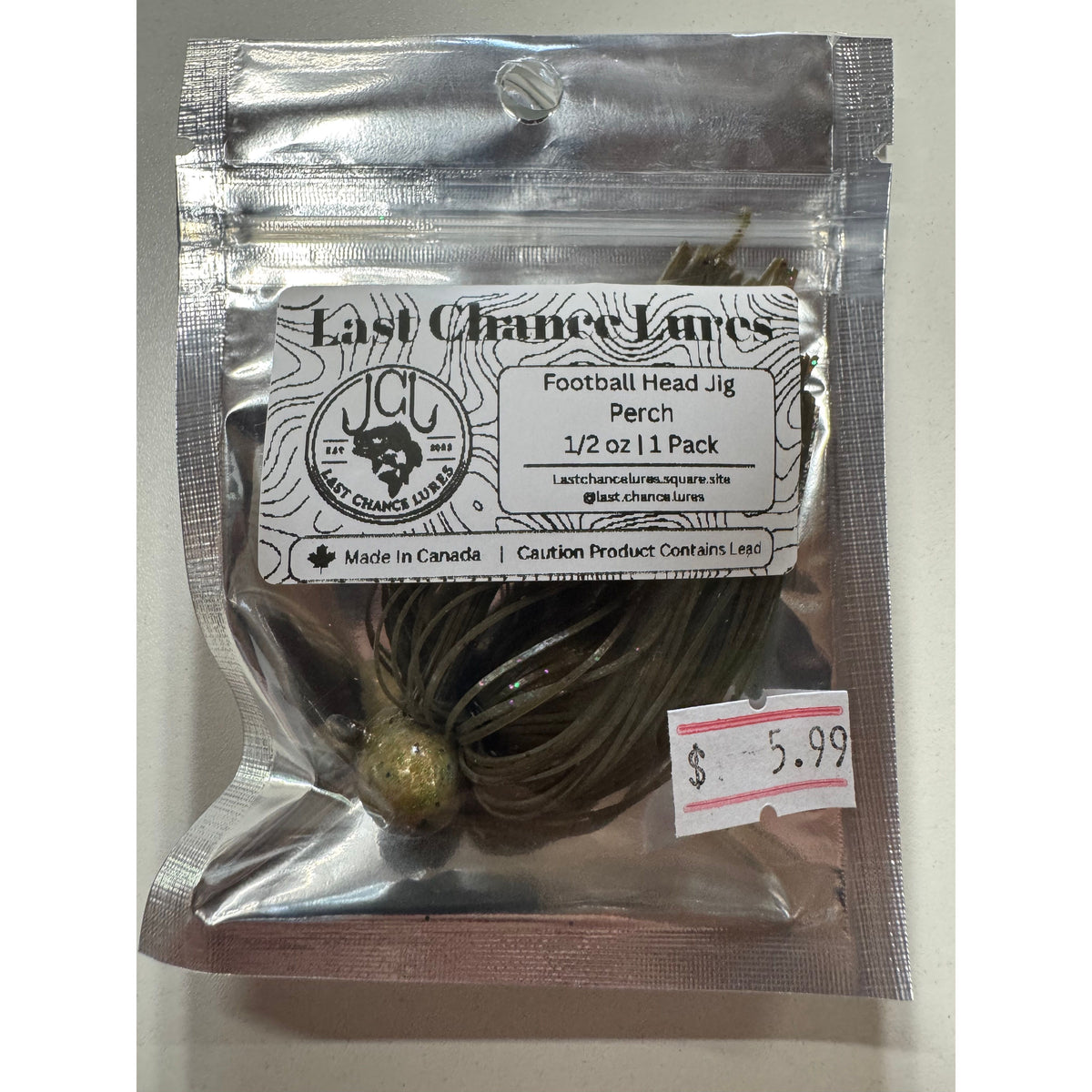 Last Chance Lures Football Jig 1/2oz