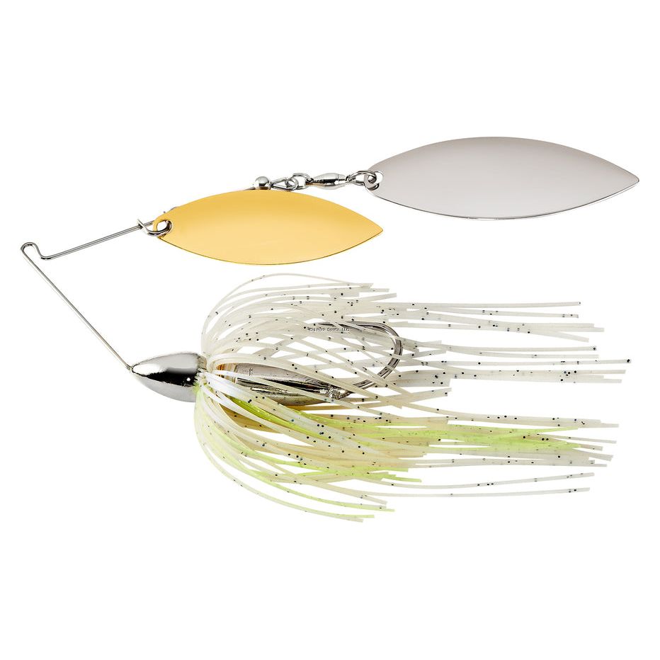 War Eagle Screaming Eagle Nickle Frame Double Willow Spinnerbait 3/4oz, Blue Pearl Shad