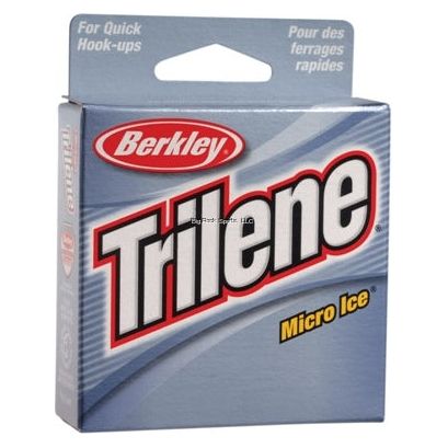 Berkley Trilene Micro Ice Mono Line 4Lb 110yd-Clear Steel