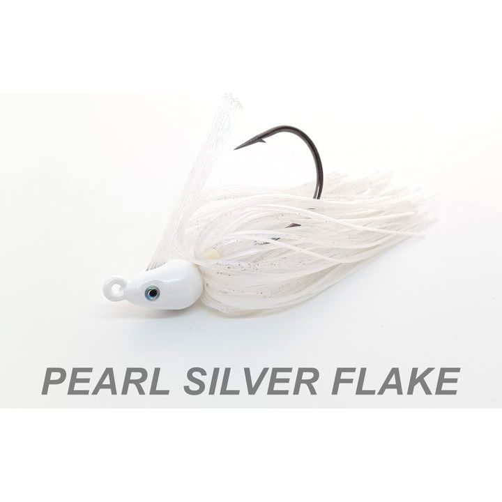 WOBD-Swim Jig 3/8oz Pearl Silver Flake