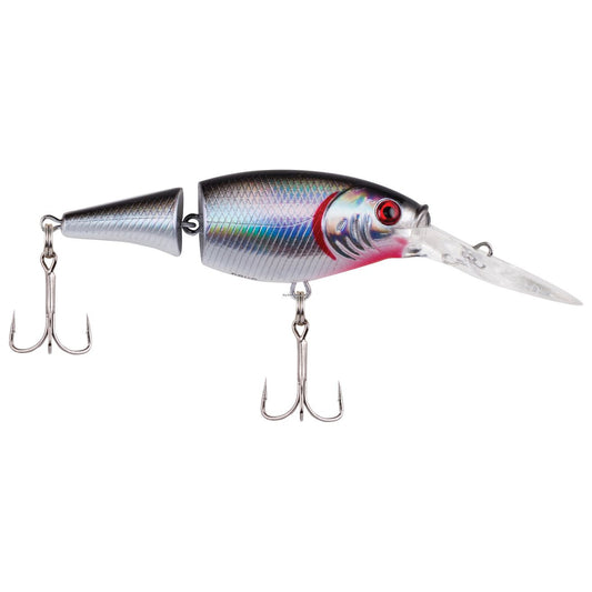 Berkley Flicker Shad Jointed Tail 2.75" Black Silver