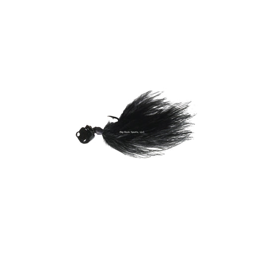 Freedom Marabou Swing Jig 1/4oz Lead-Free, Black