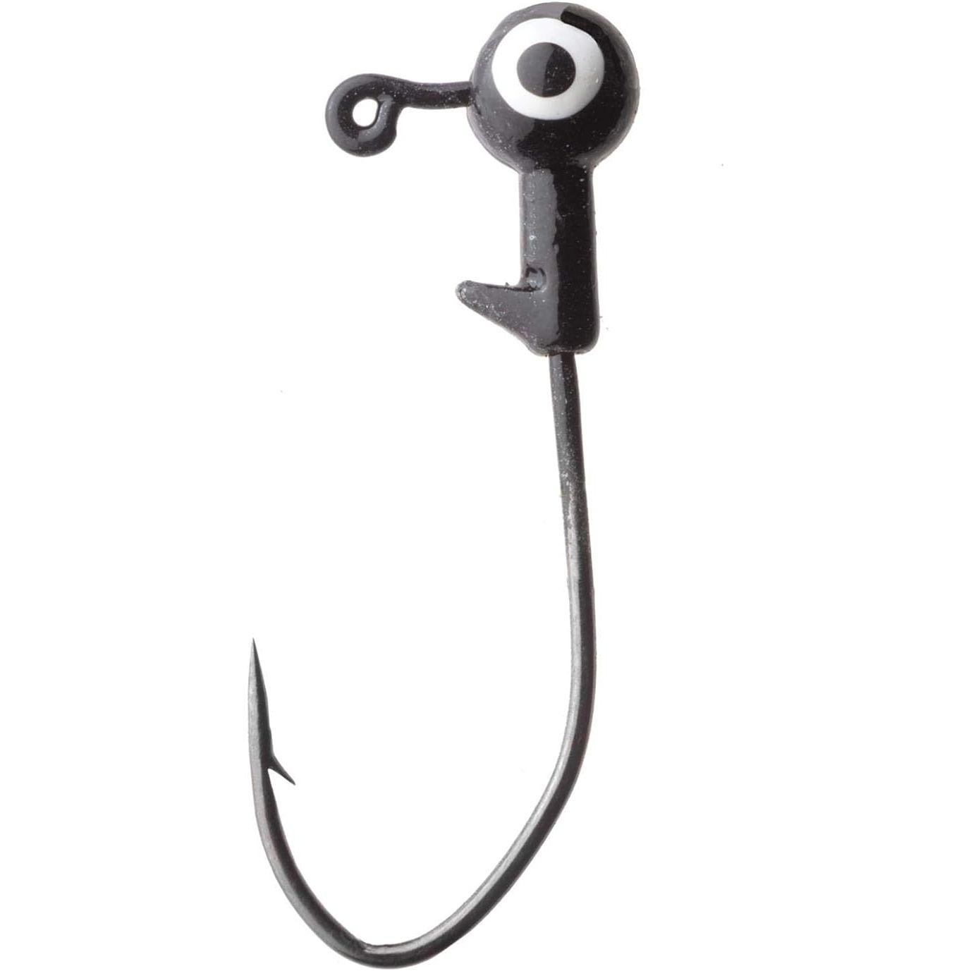 Eagle Claw Heavy Duty Ball Jighead, 1/4oz, 10Pk Black