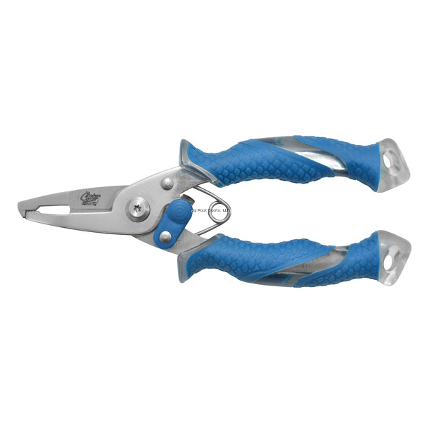 Cuda 5" Titanium Bonded Stainless Steel Mini Plier with Ring Splitter and Crimper Cuts Braid Locks