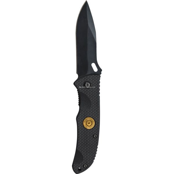 Camillus Folding Knife, Centrefire .270 Shell Casing G10 Handle, 6.75"