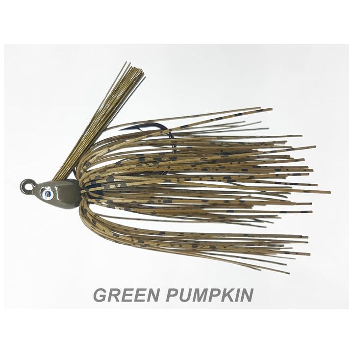 WOBD-Swim Jig 3/8oz Green Pumpkin'