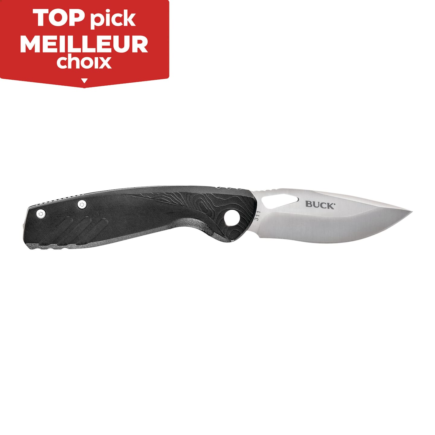 Buck Knives Kingsman Folding Knife w/ Pocket Clip, 2.75-in