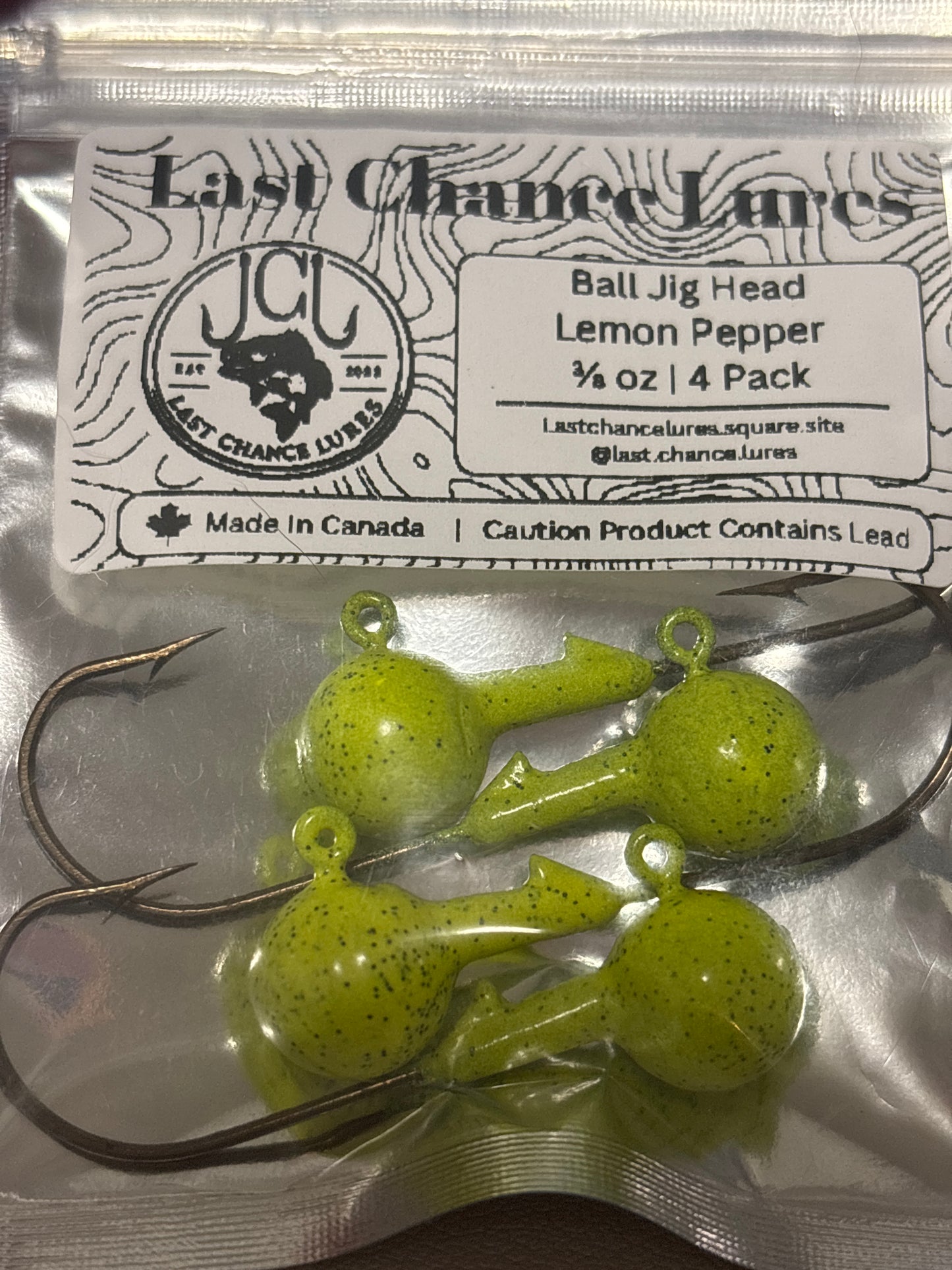 Last Chance Lures 3/8oz Ball Jig Head