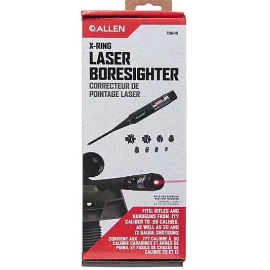 ALLEN X-Ring Laser Boresighter 50 Caliber Or Less