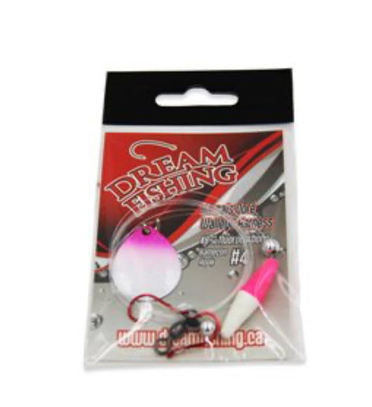 Harnais Ajust. Dreamfishing Flotteur #4 Holo Rose Blanc