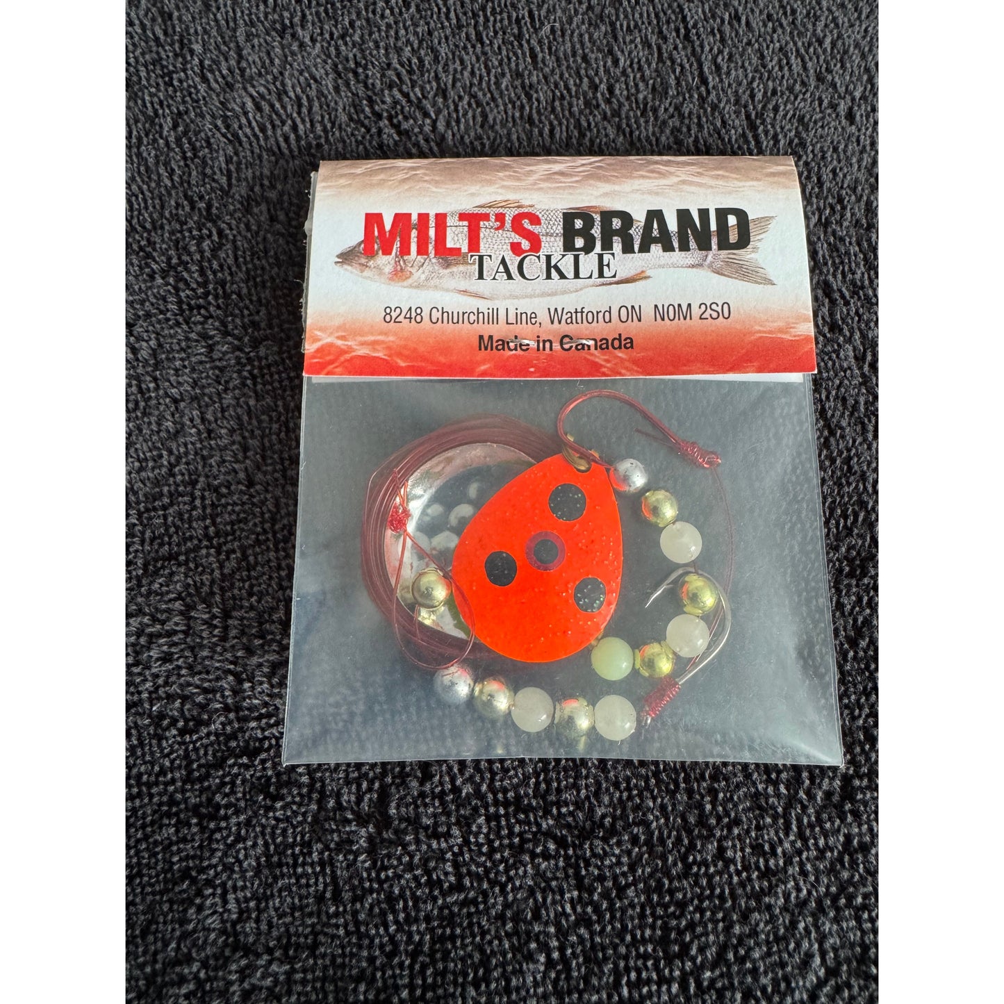 MILT`S Brand Tackle Dual Spinner Worm Harness