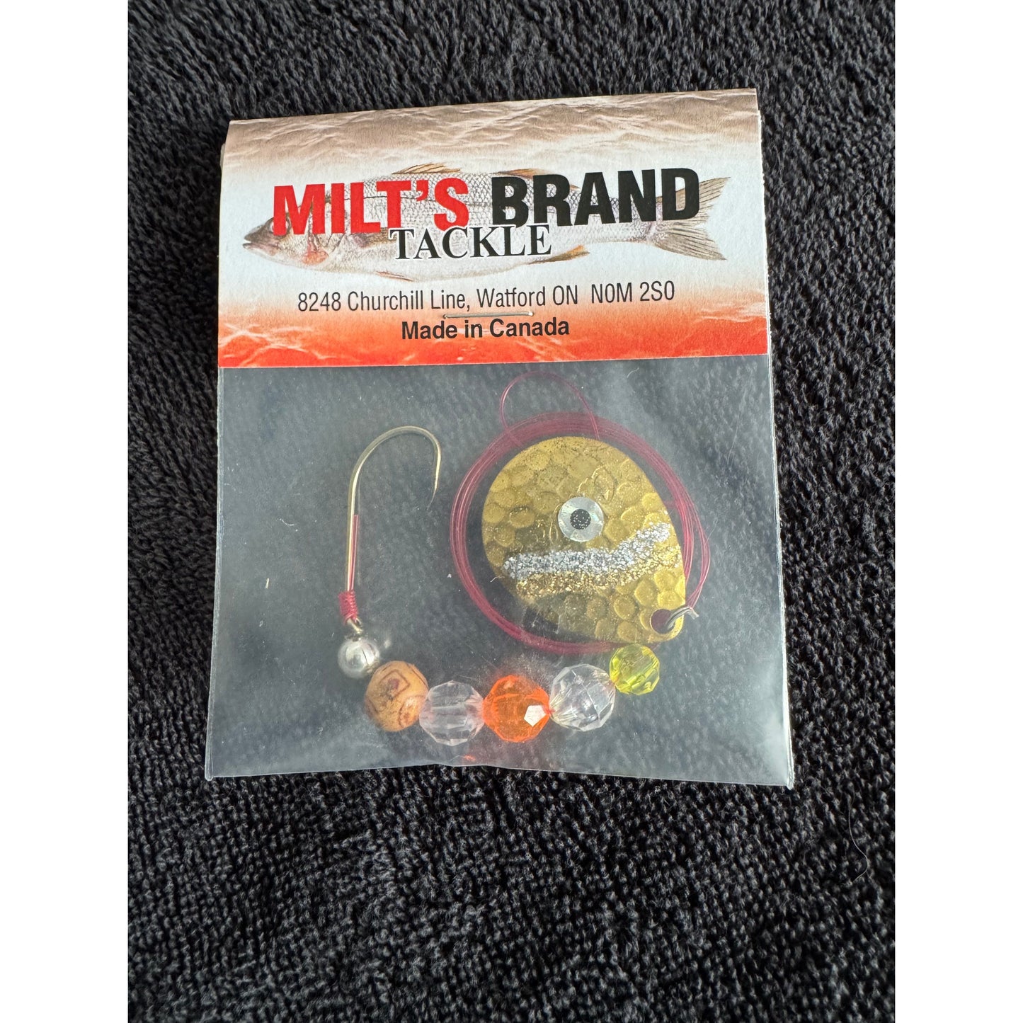 MILT`S Brand Tackle Single Spinner Worm Harness