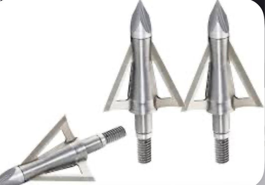 Excalibur Boltcutter Broadhead – 150gr Stainless 3-Blade 1-1/16" Cut – 3 Pack