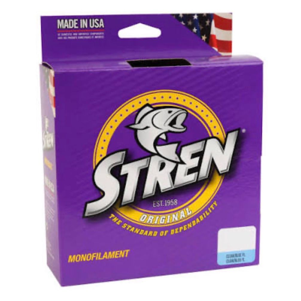 Stren Original Clear/Blue Monofilament Fishing Line 100yd