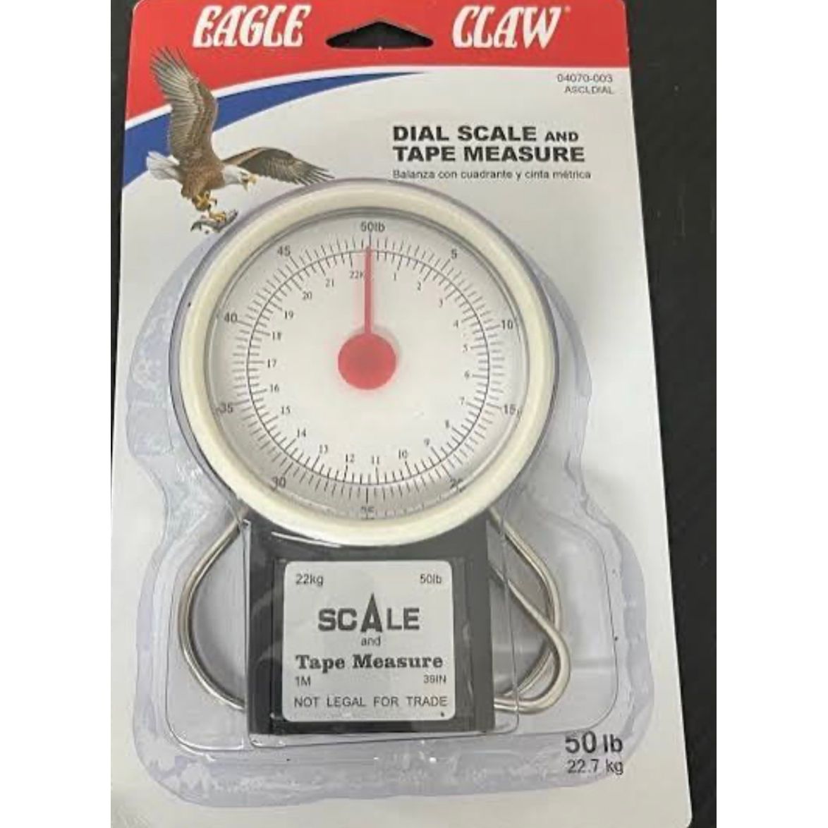 Eagle Claw Dial Scale & Tape Measure