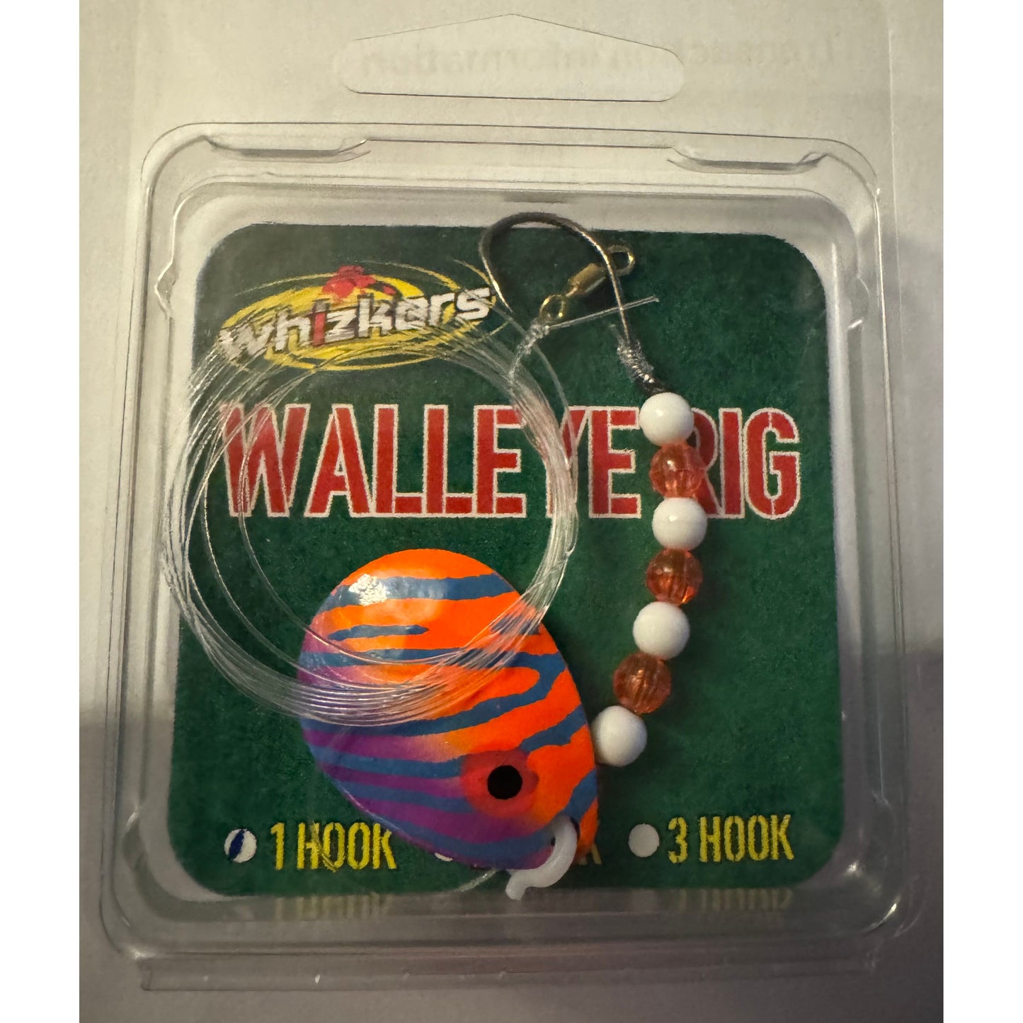 Whizkers Walleye Rig – Tiger Minnow, #2