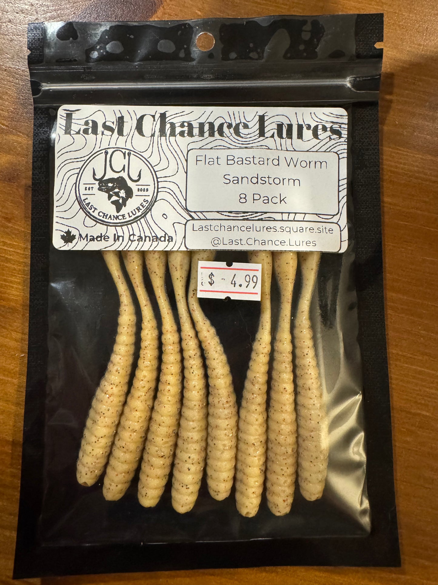Last Chance Lures Flat Bastards Worm