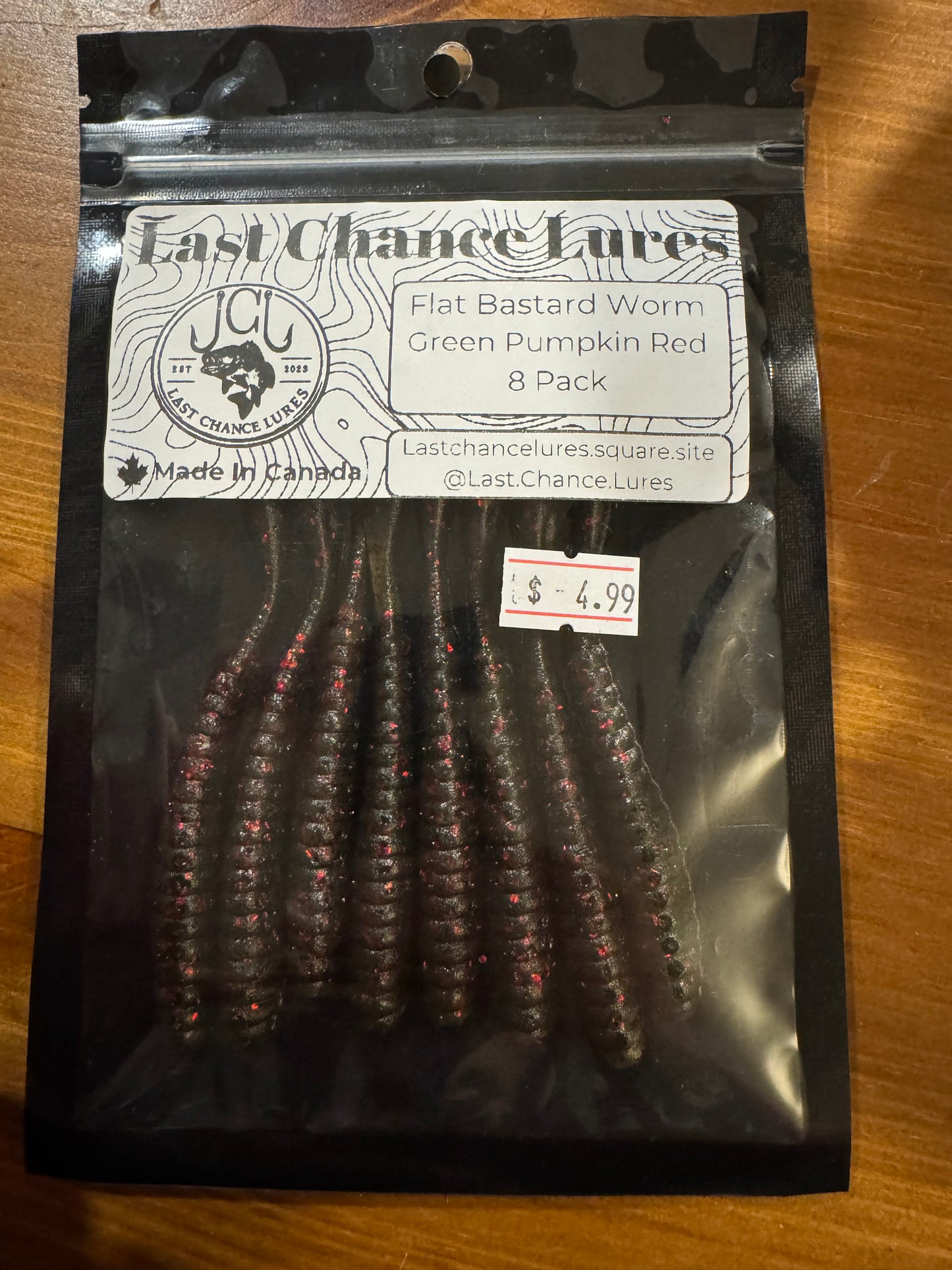Last Chance Lures Flat Bastards Worm