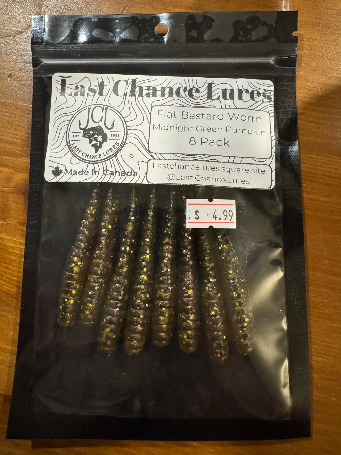 Last Chance Lures Flat Bastards Worm