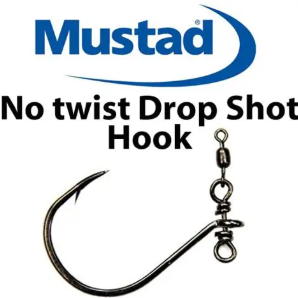 Mustad No Twist Drop Shot Hook Size 2