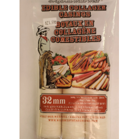 Original Wild West Edible Collagen Casings 32mm