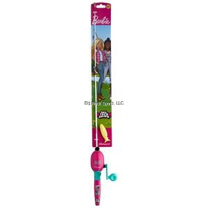 Shakespeare Mattel Barbie Beginner Spincast Kit, 2'6"