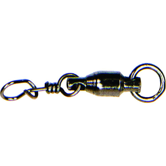 Mustad  Fastach Clip with Swivel, Black 12Pk