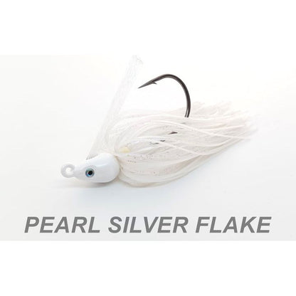WOBD-Swim Jig 3/8oz Pearl Silver Flake