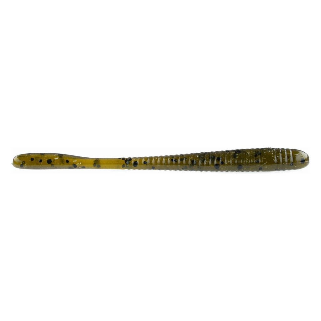 NetBait Lollipop Drop Shot 3.5" Baitfuel Supercharged 10Pk Green Pumpkin